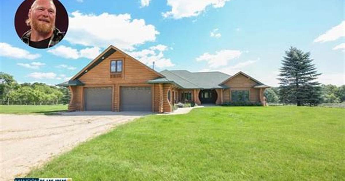 Discover Brock Lesnar's Luxurious Home: Explore the Residence of a Wwe Legend
